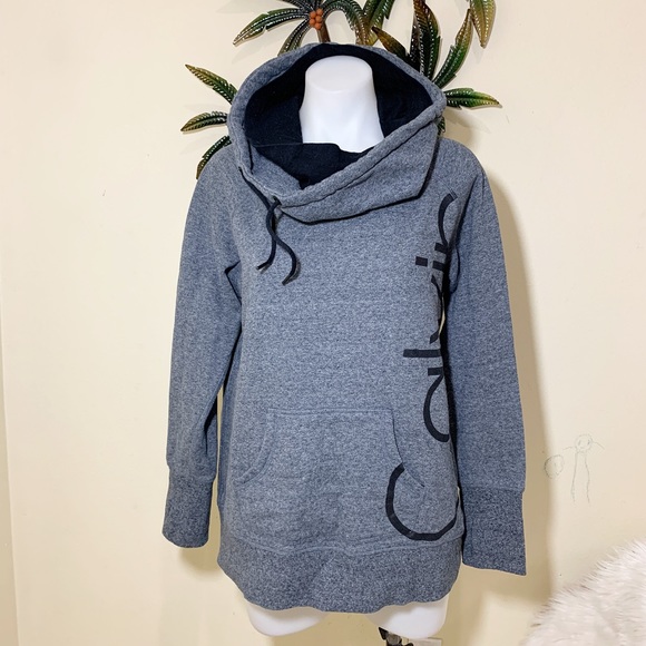 Calvin Klein Performance Grey Cowl Neck 